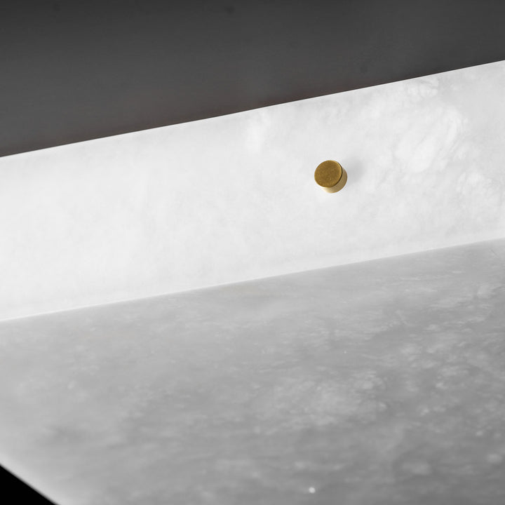 Square Alabaster Ceiling Light - Vakkerlight
