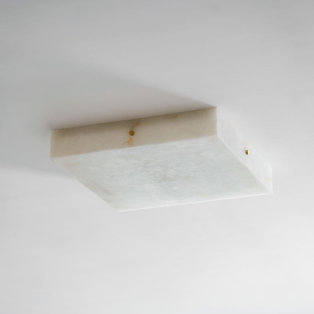 Square Alabaster Ceiling Light - Vakkerlight
