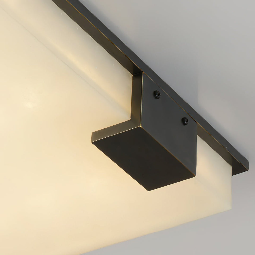 Square Alabaster Ceiling Lamp - Vakkerlight