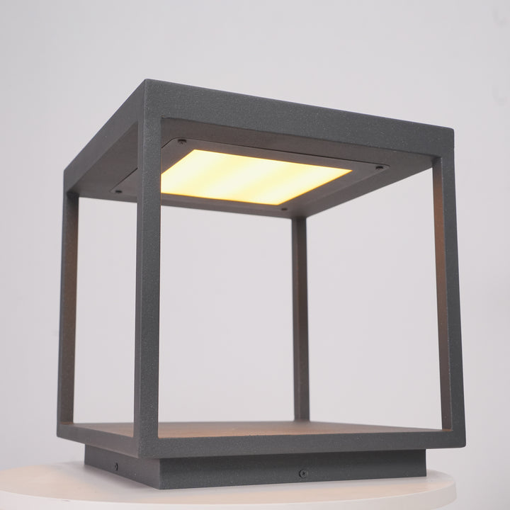 Square Frame Post Outdoor Light