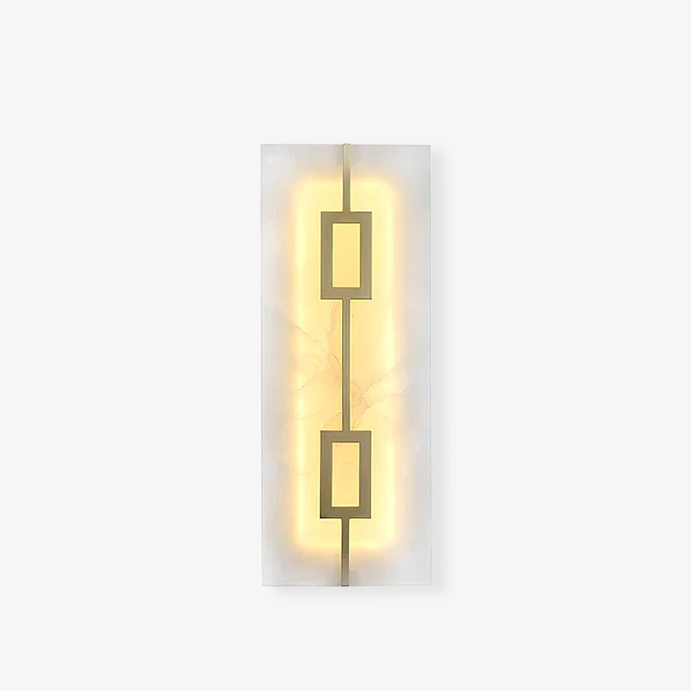 Square Alabaster Wall Lamp - Vakkerlight