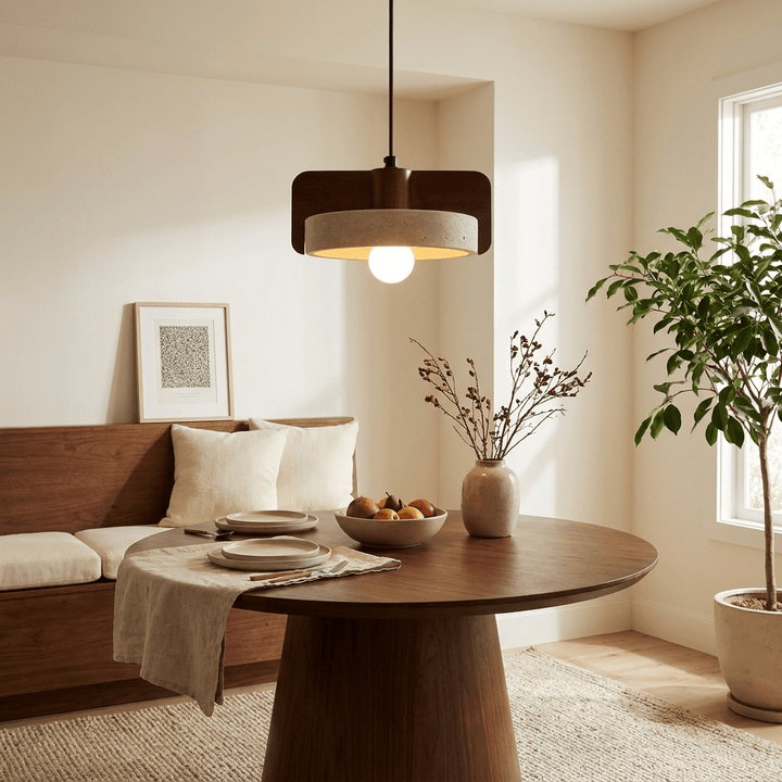 Squircle Travertine Pendant Lamp - Vakkerlight