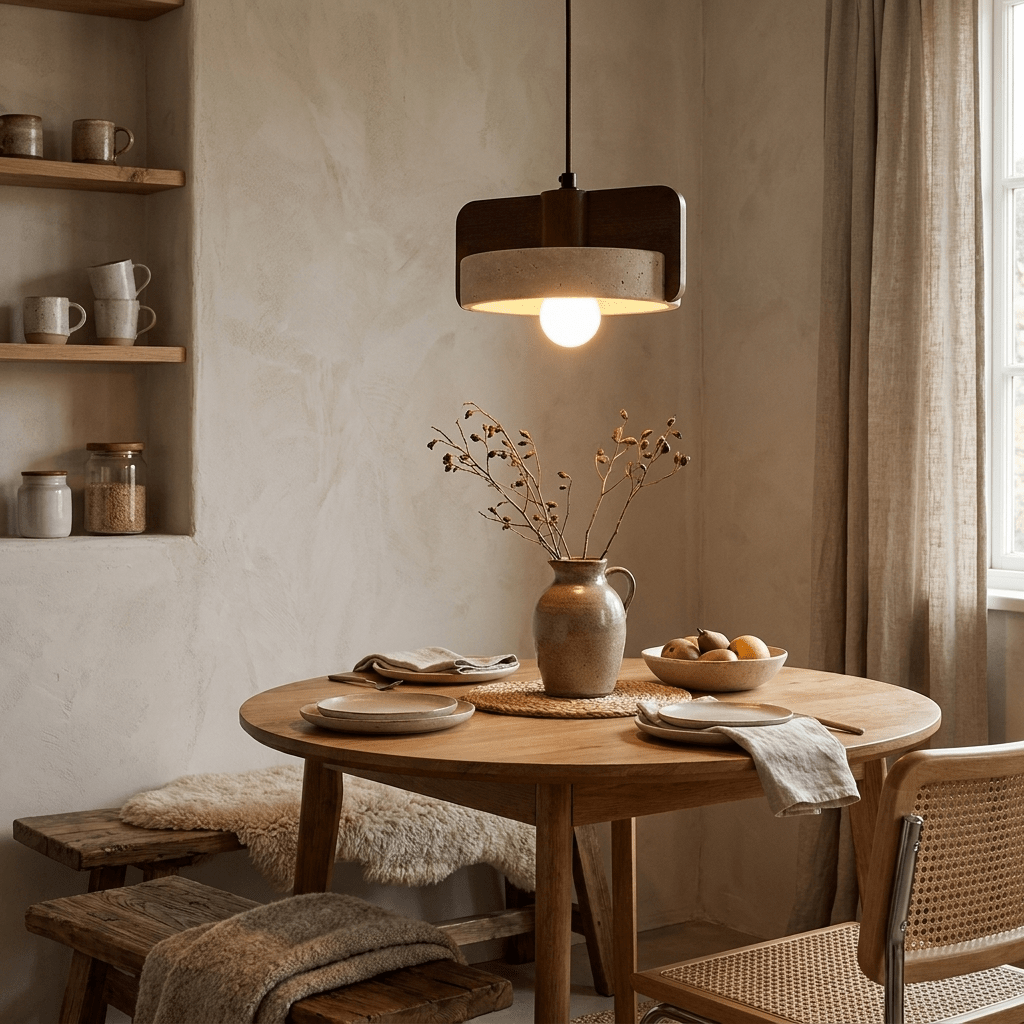 Squircle Travertine Pendant Lamp - Vakkerlight