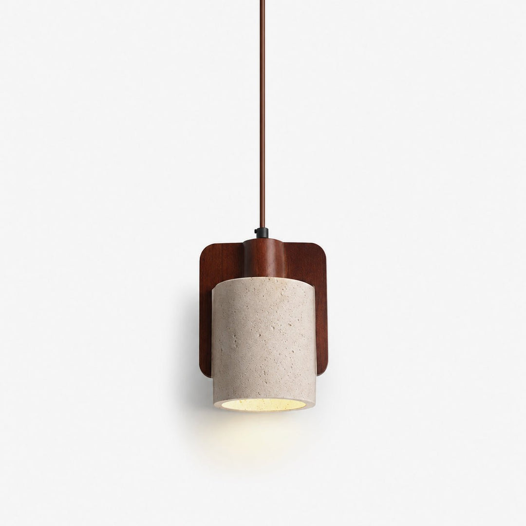 Squircle Travertine Pendant Lamp - Vakkerlight