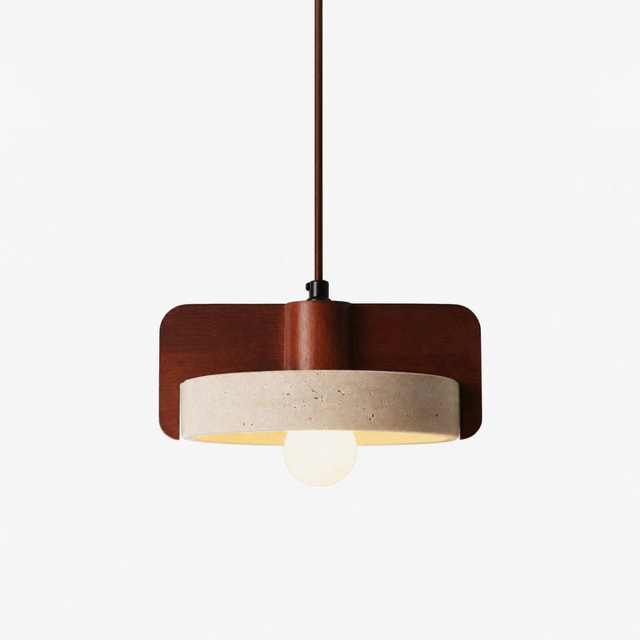 Squircle Travertine Pendant Lamp - Vakkerlight