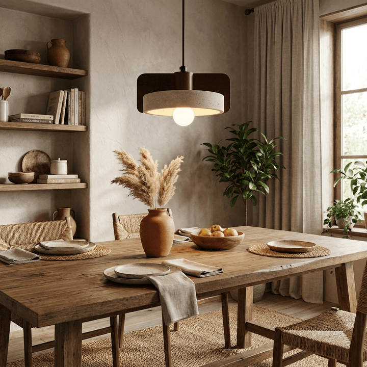 Squircle Travertine Pendant Lamp - Vakkerlight