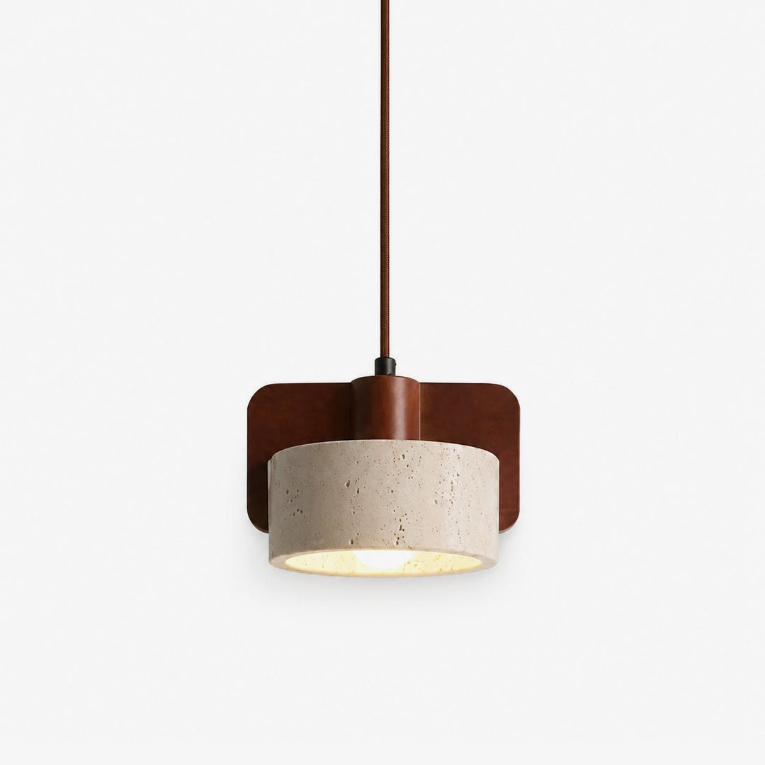 Squircle Travertine Pendant Lamp - Vakkerlight