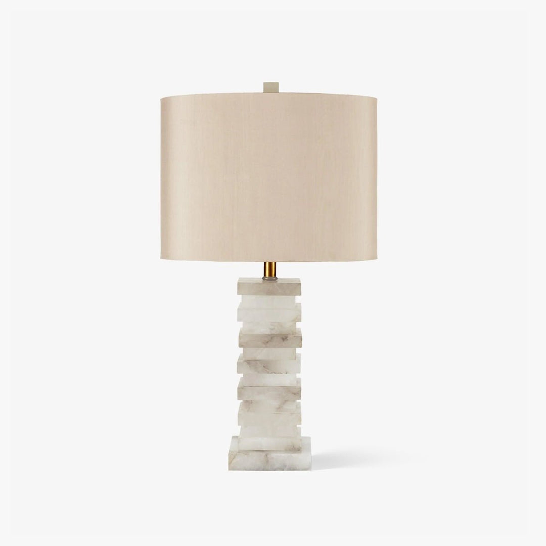 Stacked Alabaster Table Lamp - Vakkerlight