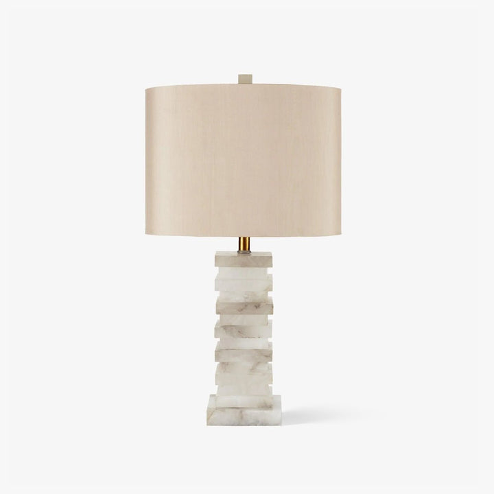 Stacked Alabaster Table Lamp - Vakkerlight