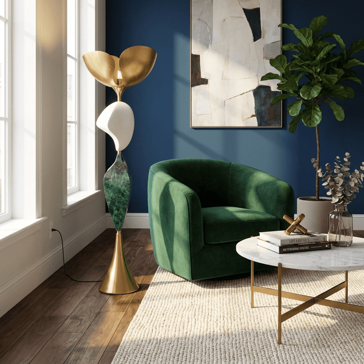 Stacked Sculptural Floor Lamp - Vakkerlight
