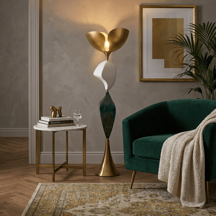 Stacked Sculptural Floor Lamp - Vakkerlight