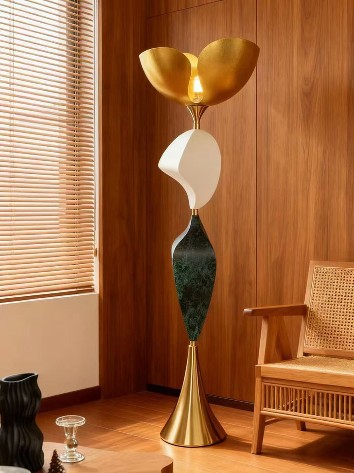 Stacked Sculptural Floor Lamp - Vakkerlight