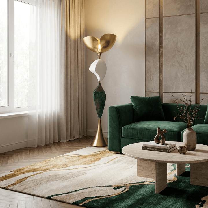 Stacked Sculptural Floor Lamp - Vakkerlight