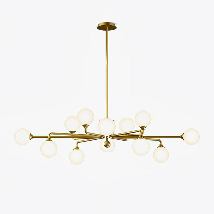 Staggered Glass Globes Chandelier - Vakkerlight