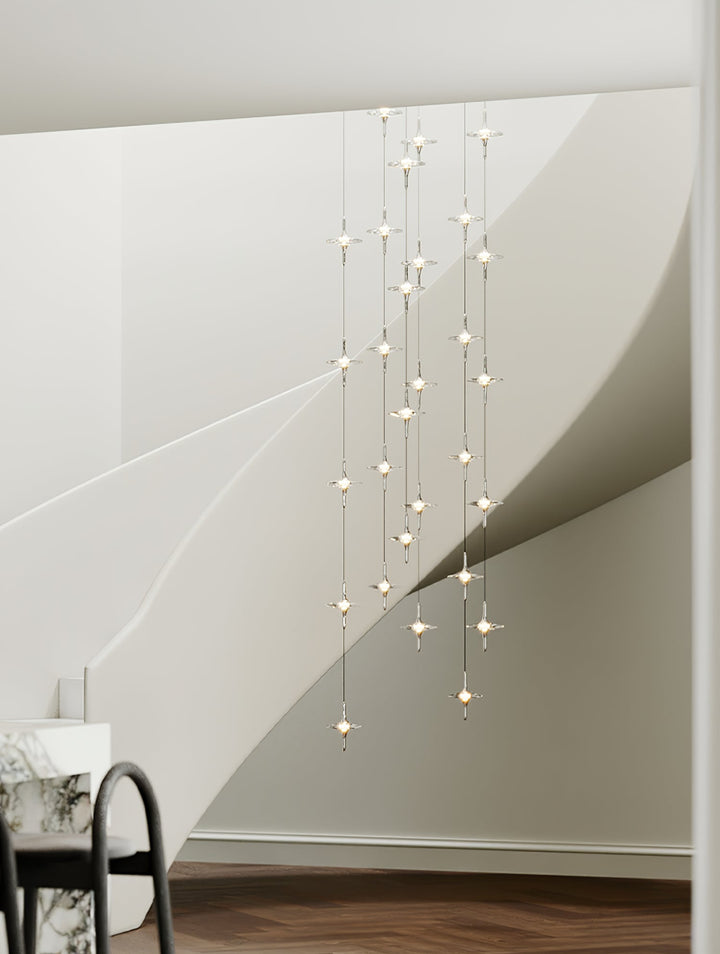 Starfall Staircase Chandelier - Vakkerlight