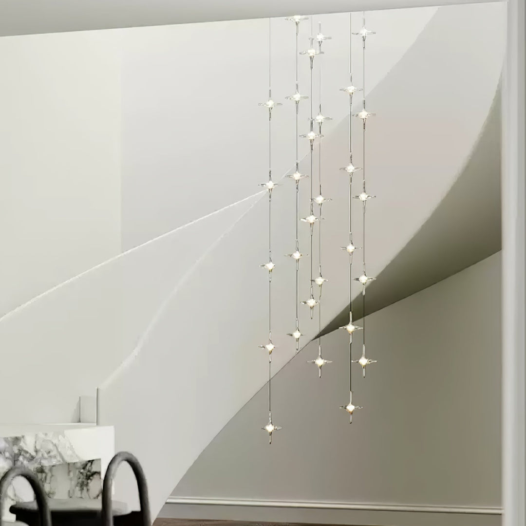 Starfall Staircase Chandelier - Vakkerlight