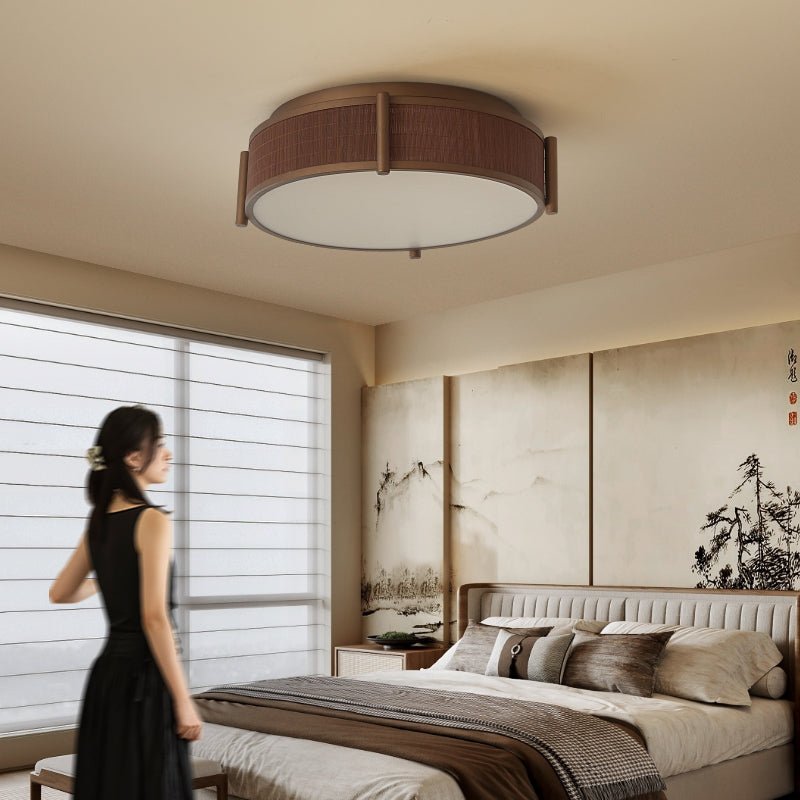 Bamboo Weave Ceiling Lamp - Vakkerlight