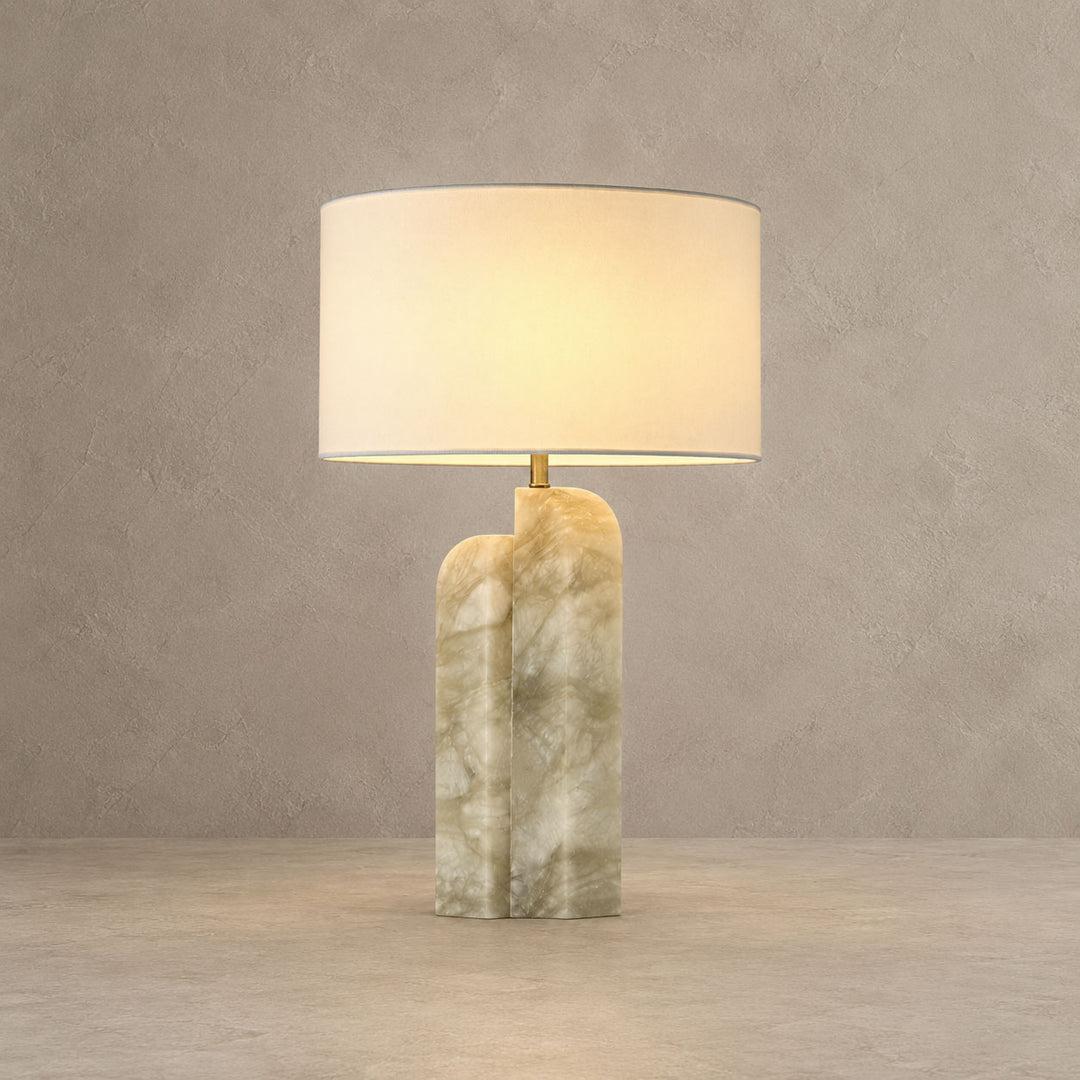 Stele Green Alabaster Table Lamp