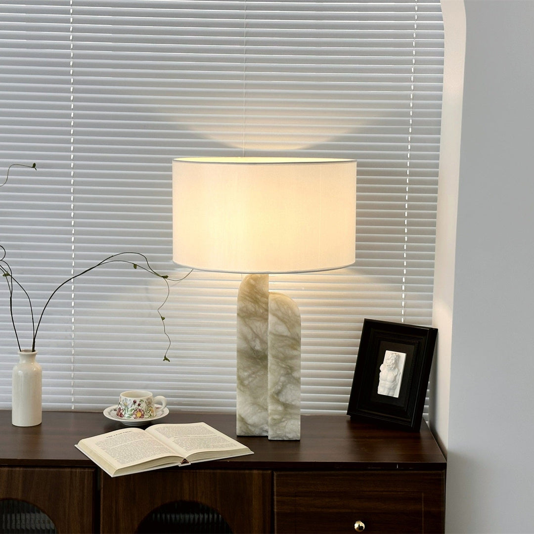 Stele Green Alabaster Table Lamp