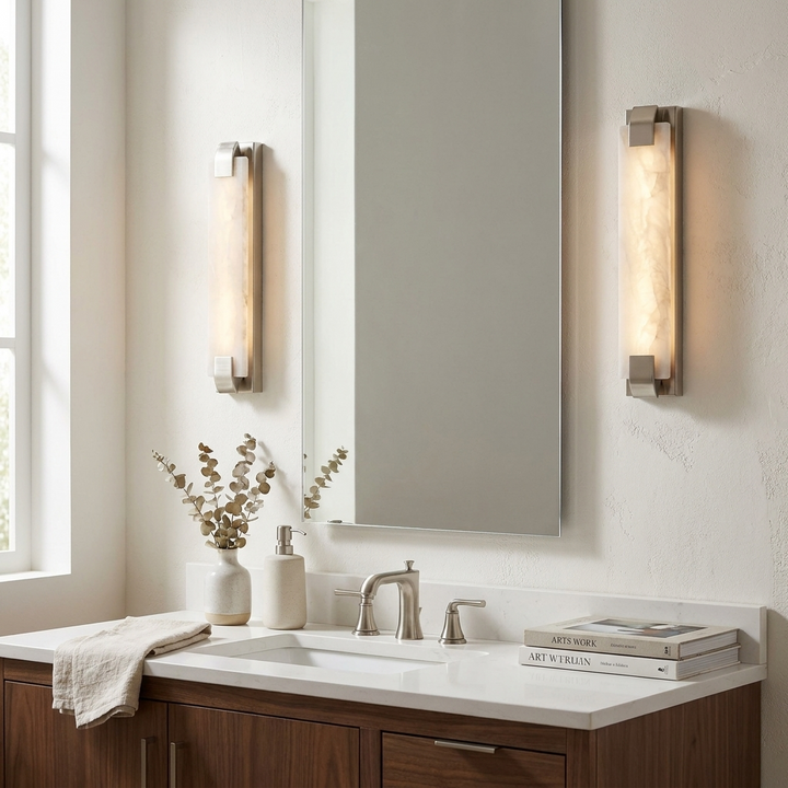Stele Alabaster Wall Sconce