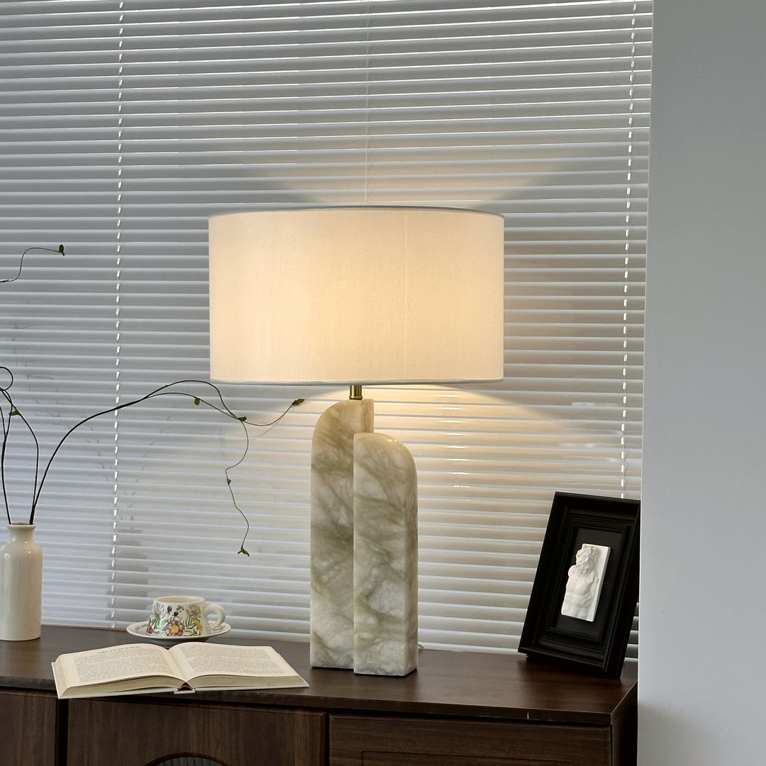 Stele Green Alabaster Table Lamp
