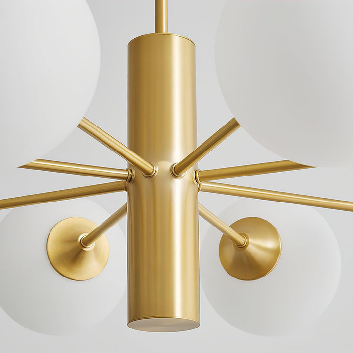 Stella Brass Chandelier - Vakkerlight