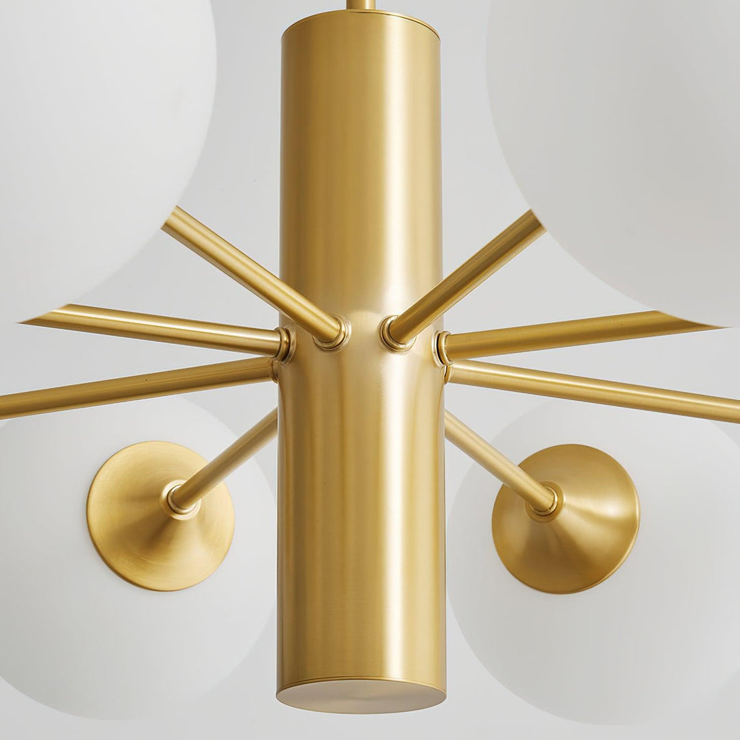 Stella Brass Chandelier - Vakkerlight