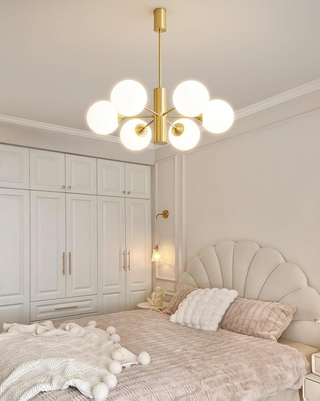 Stella Brass Chandelier - Vakkerlight