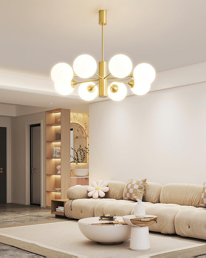 Stella Brass Chandelier - Vakkerlight