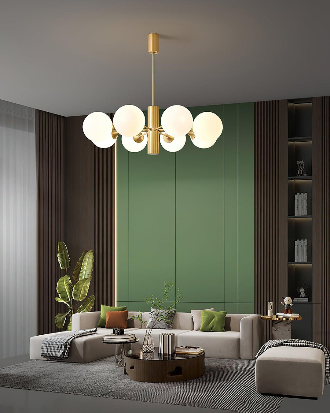 Stella Brass Chandelier - Vakkerlight