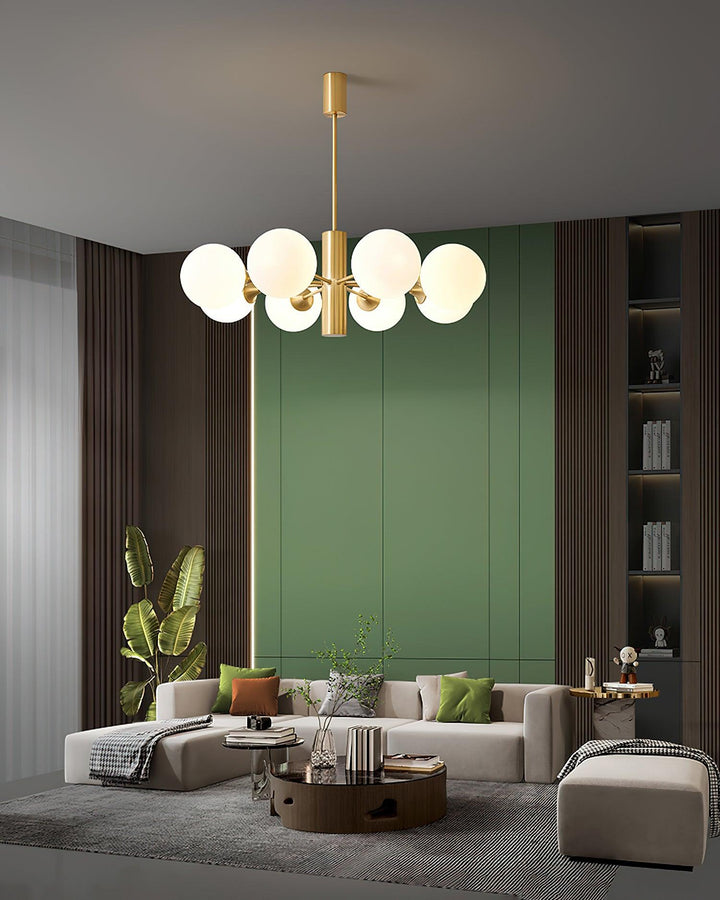 Stella Brass Chandelier - Vakkerlight