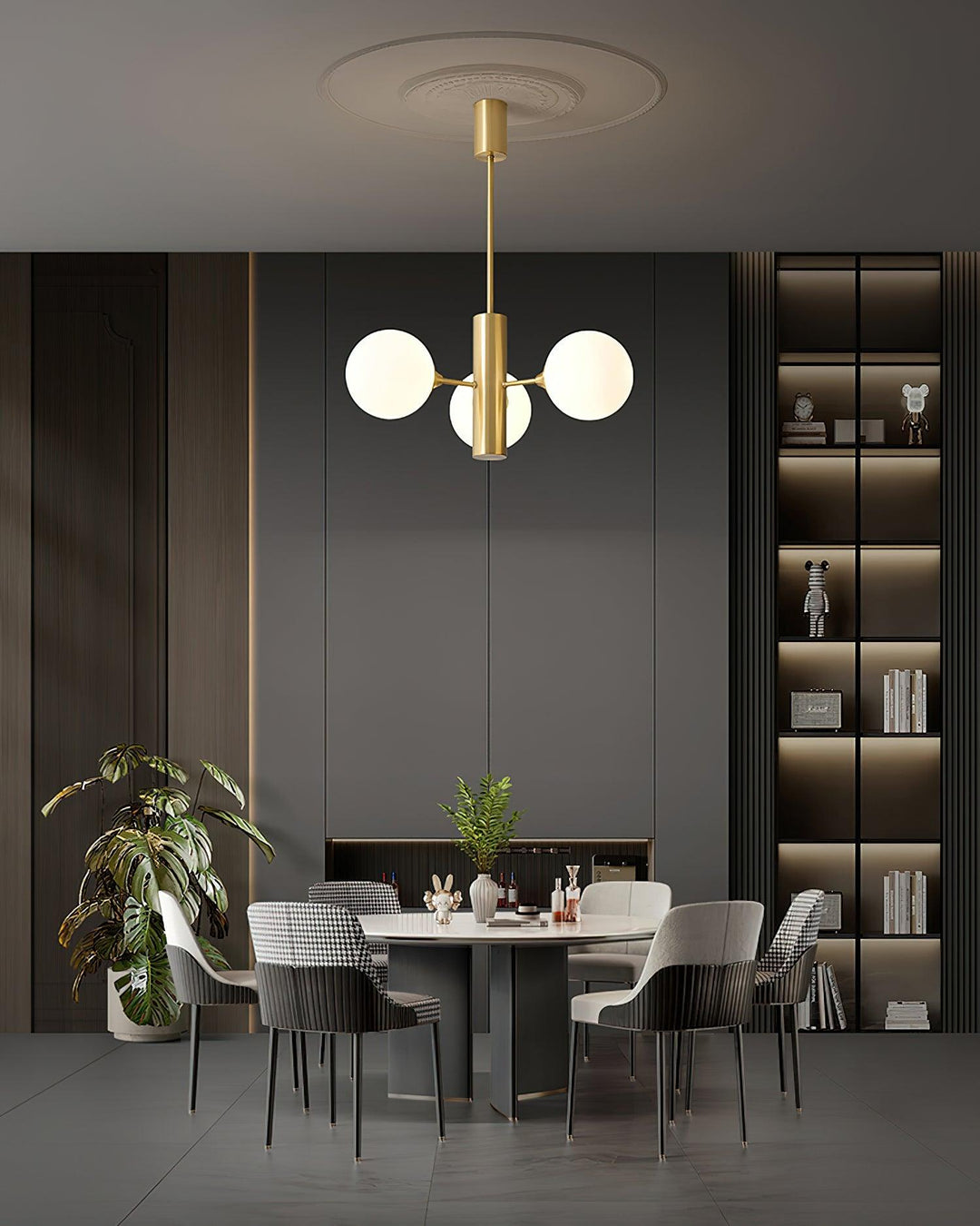 Stella Brass Chandelier - Vakkerlight