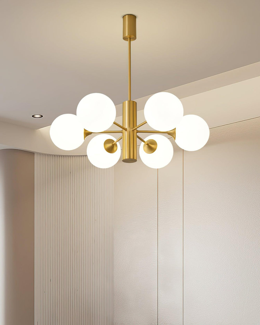 Stella Brass Chandelier - Vakkerlight