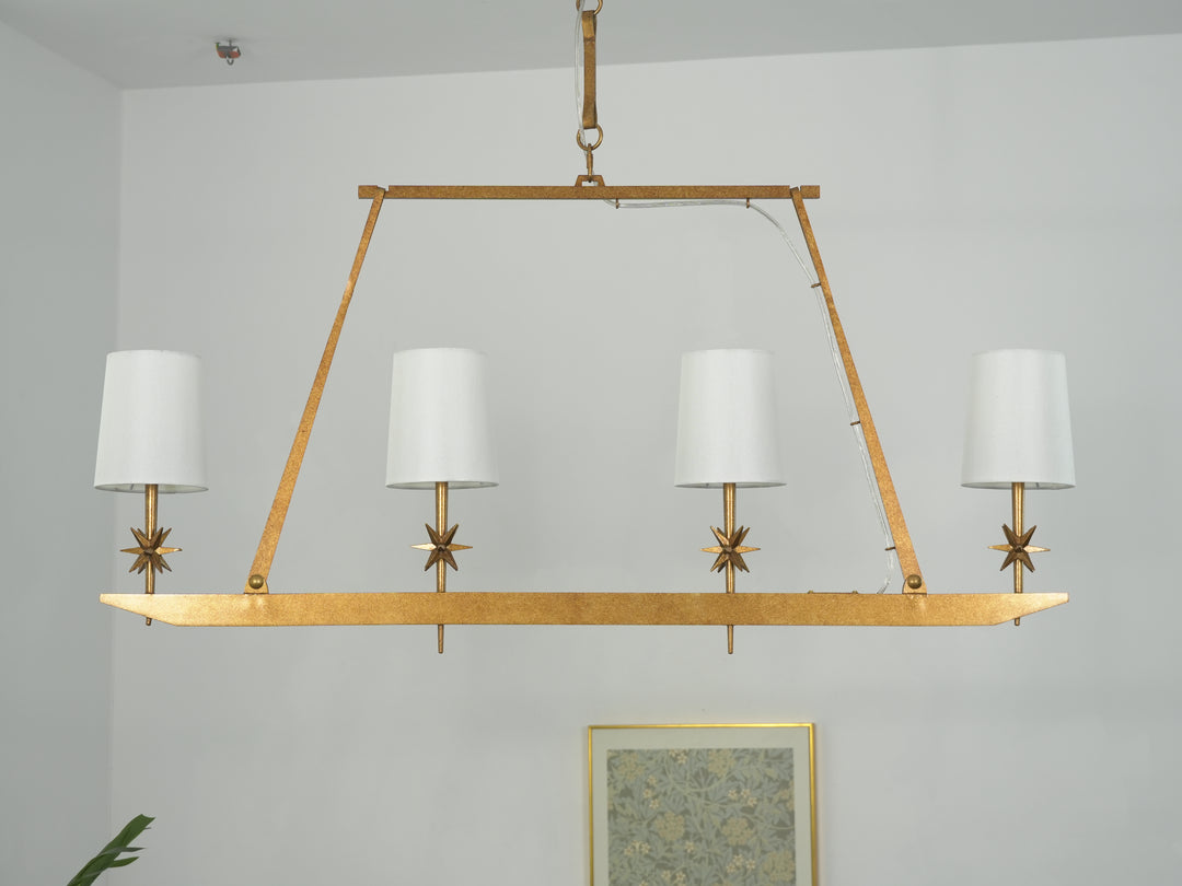 Stellar Frame Linear Chandelier