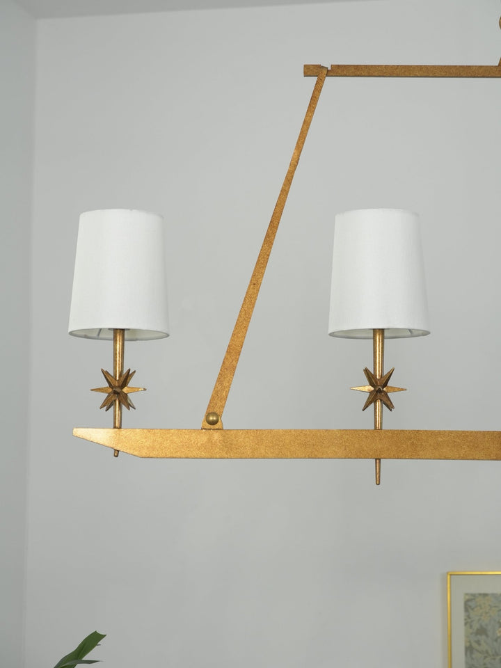 Stellar Frame Linear Chandelier