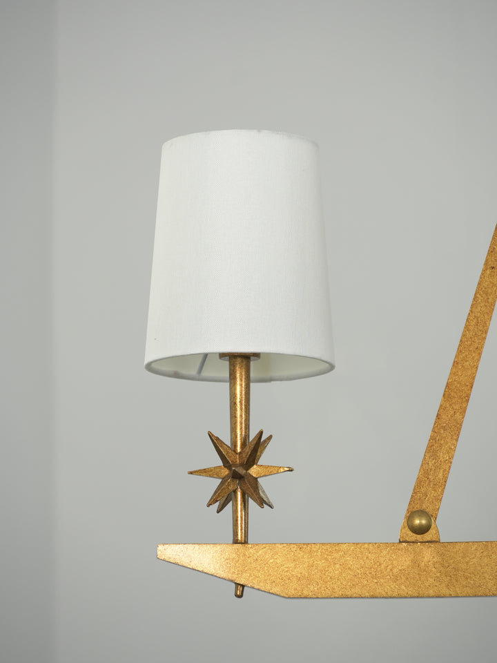 Stellar Frame Linear Chandelier