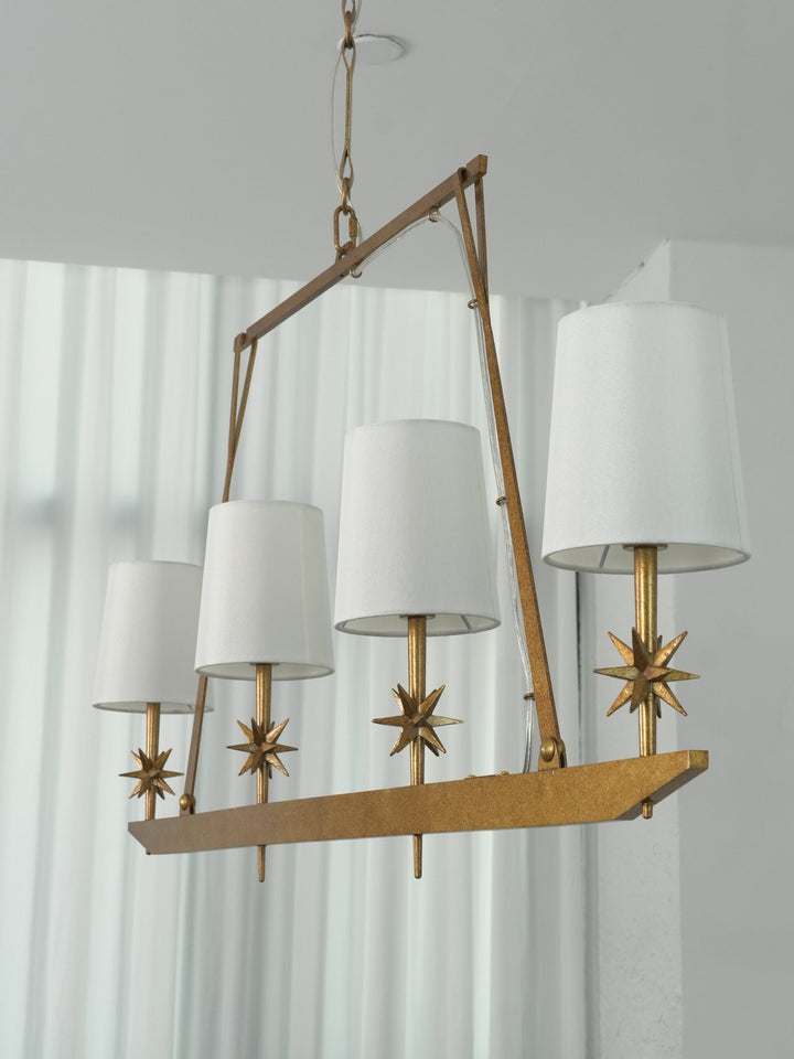 Stellar Frame Linear Chandelier