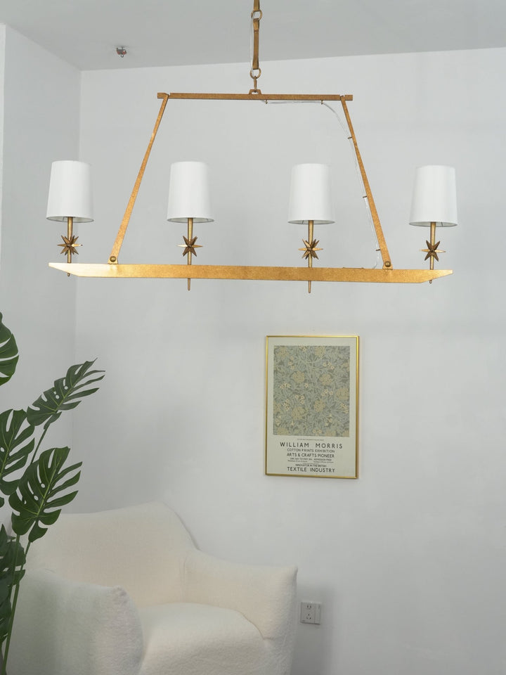 Stellar Frame Linear Chandelier