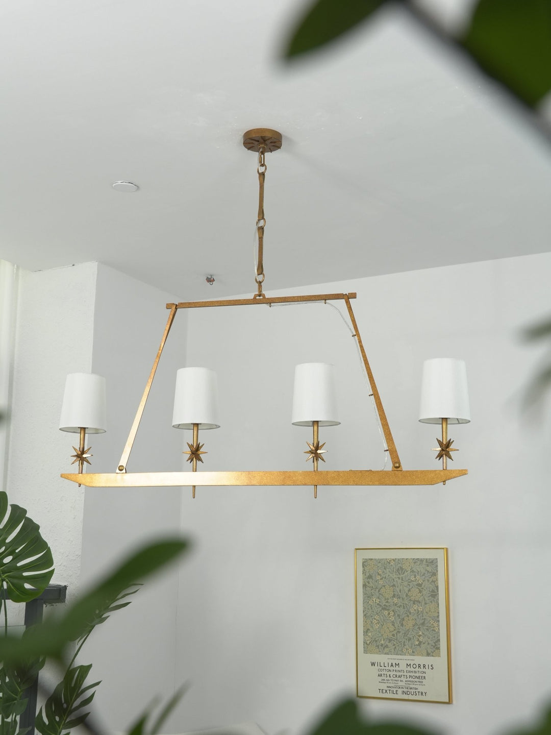 Stellar Frame Linear Chandelier