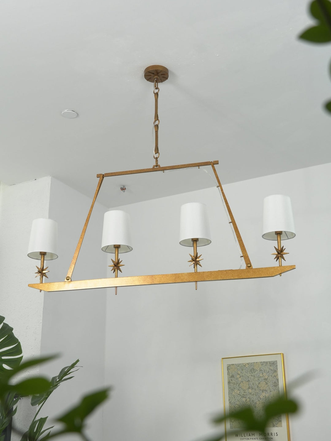 Stellar Frame Linear Chandelier