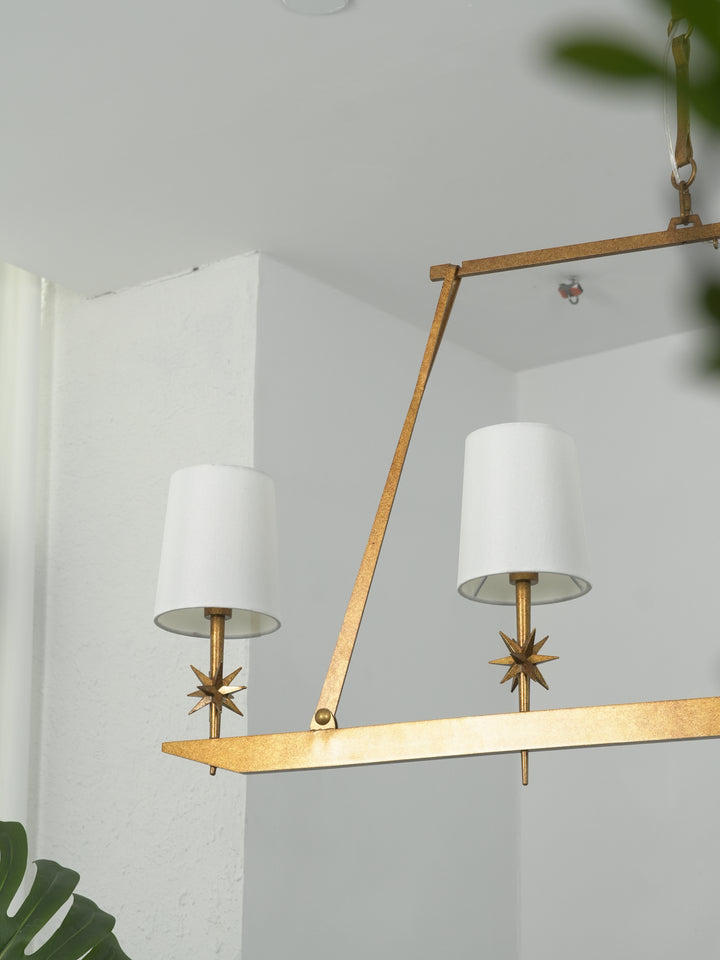 Stellar Frame Linear Chandelier