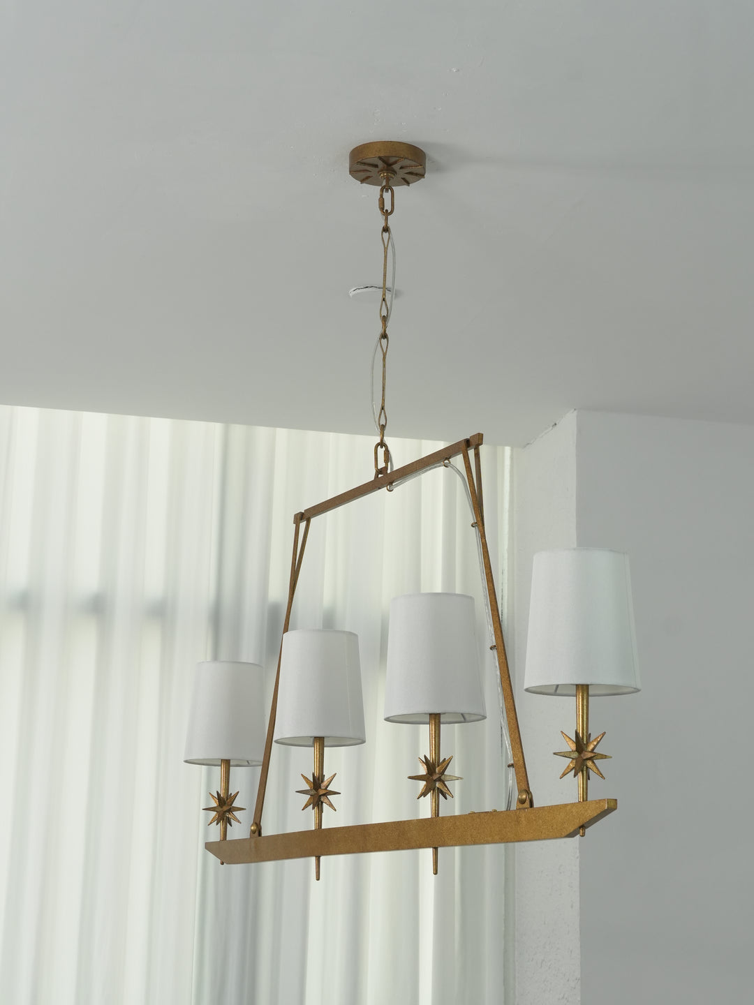 Stellar Frame Linear Chandelier