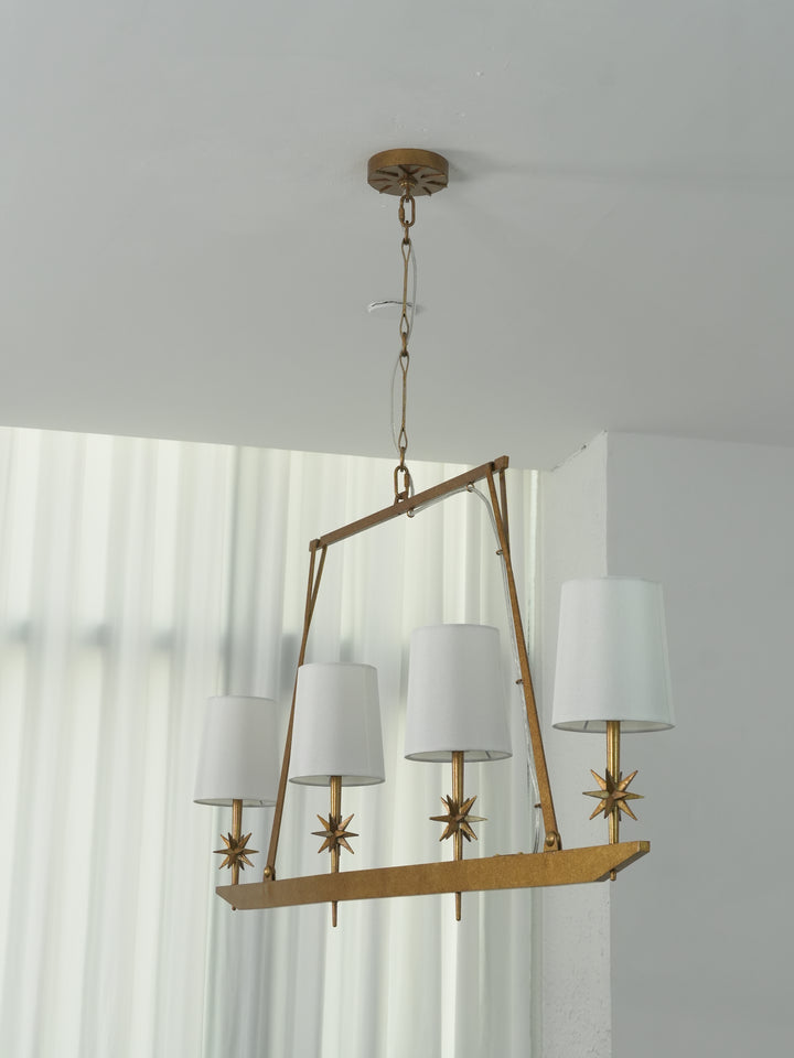 Stellar Frame Linear Chandelier