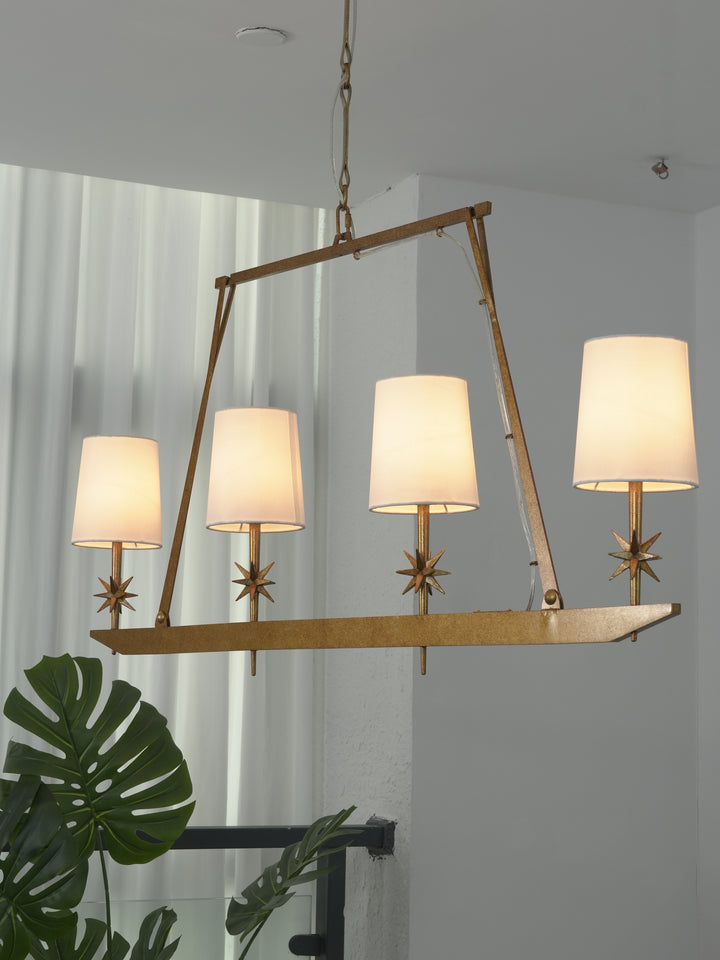Stellar Frame Linear Chandelier