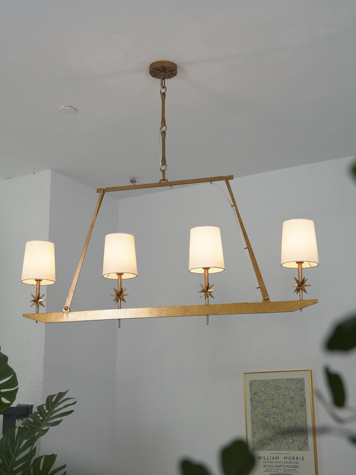 Stellar Frame Linear Chandelier