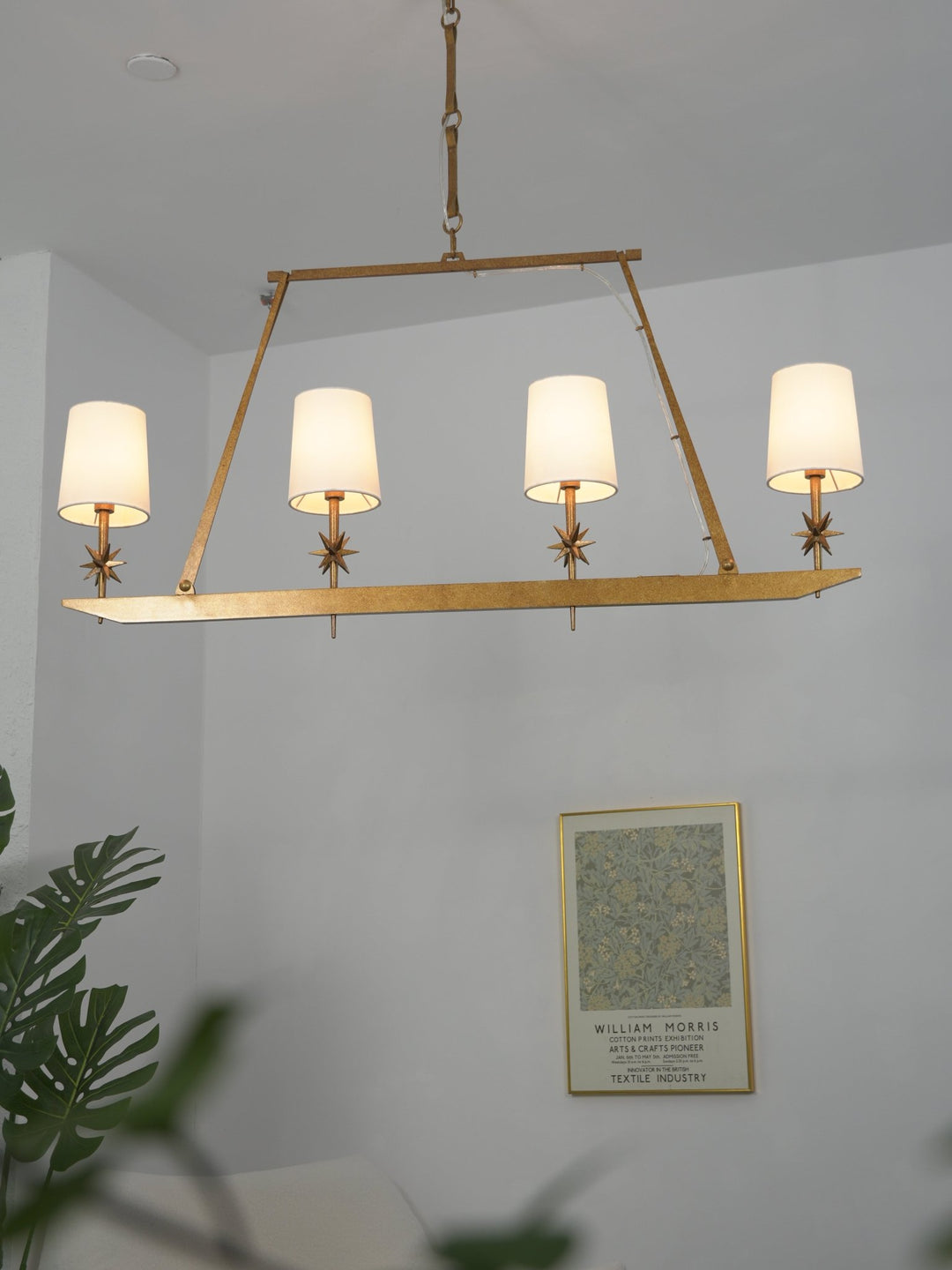 Stellar Frame Linear Chandelier