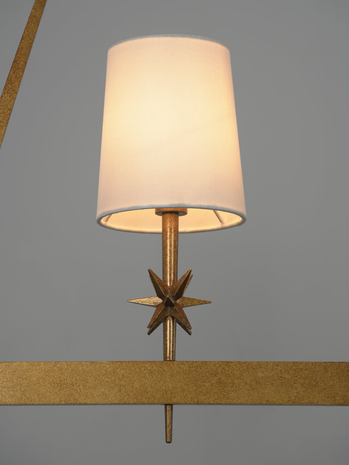 Stellar Frame Linear Chandelier