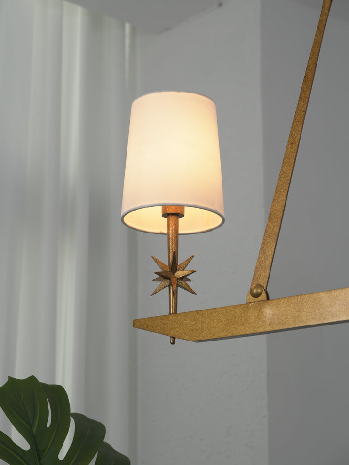 Stellar Frame Linear Chandelier