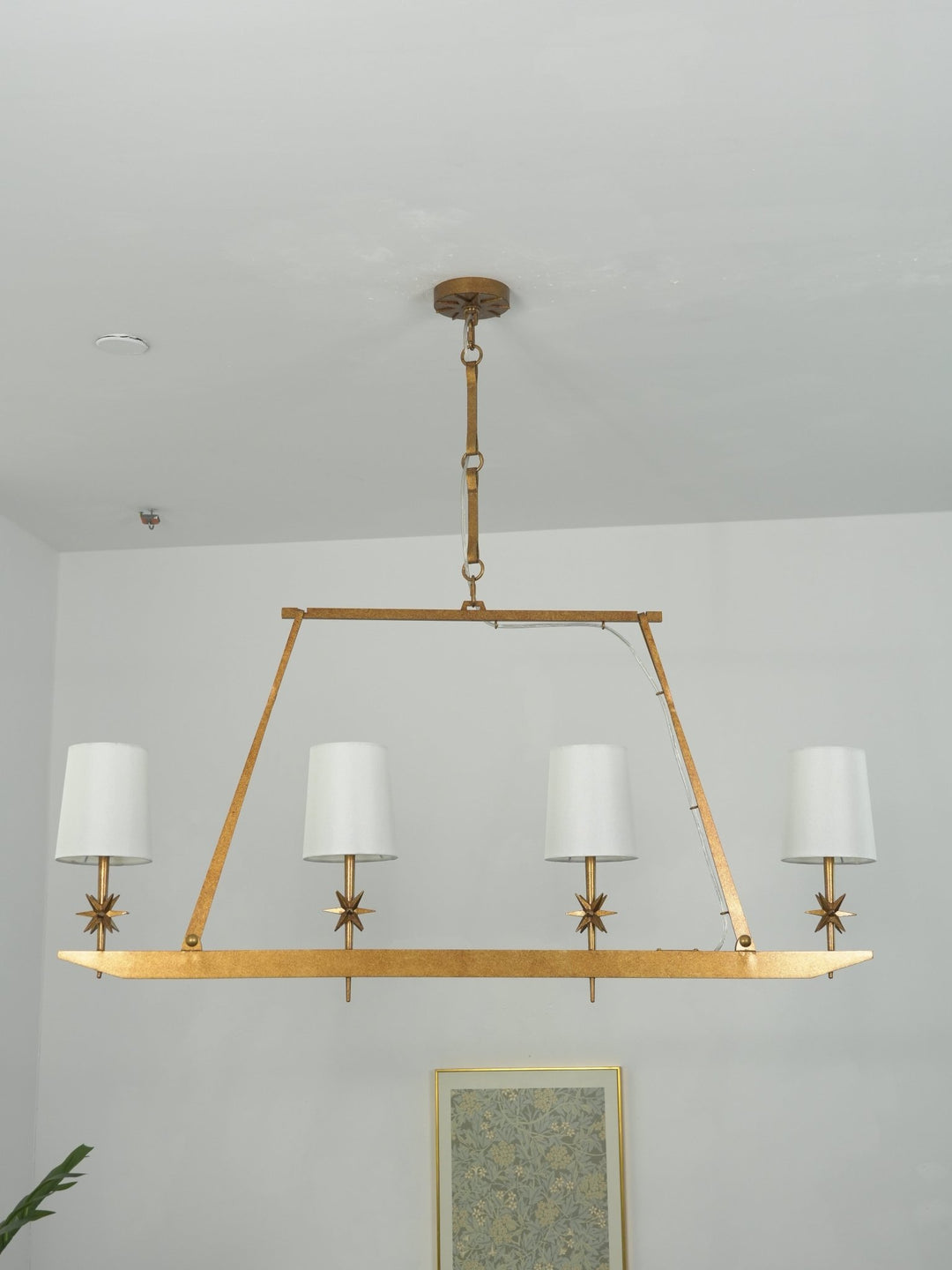 Stellar Frame Linear Chandelier