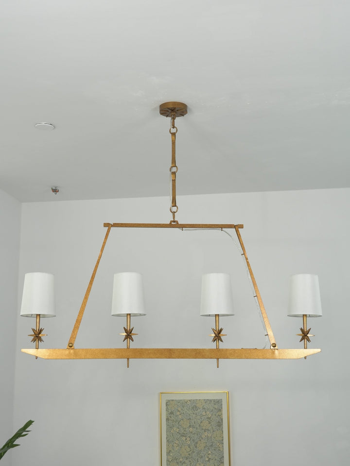 Stellar Frame Linear Chandelier